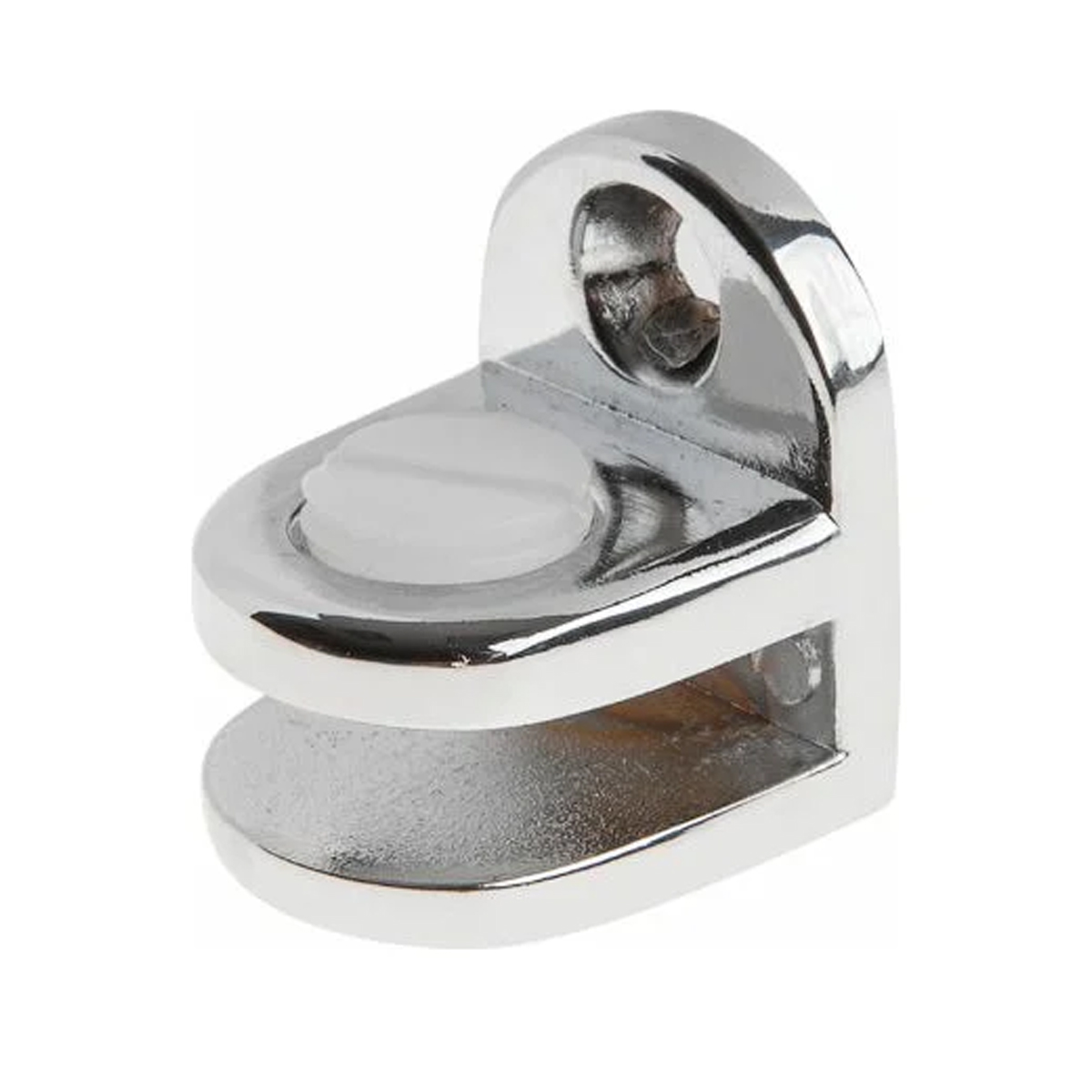 Полкодержатель для стеклянной полки 5-9 мм, хром (2 шт в зип-локе) STARFIX, арт.SMZ1-10464-2