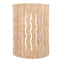 Абажур угловой Банные штучки, Цветочный орнамент 31х9х22 см, липа 33420