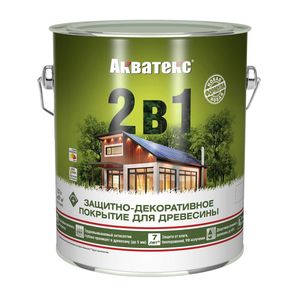 Текстурное покрытие - Акватекс (2,7 л) - дуб Текстурное покрытие - Акватекс (2,7 л) - дуб