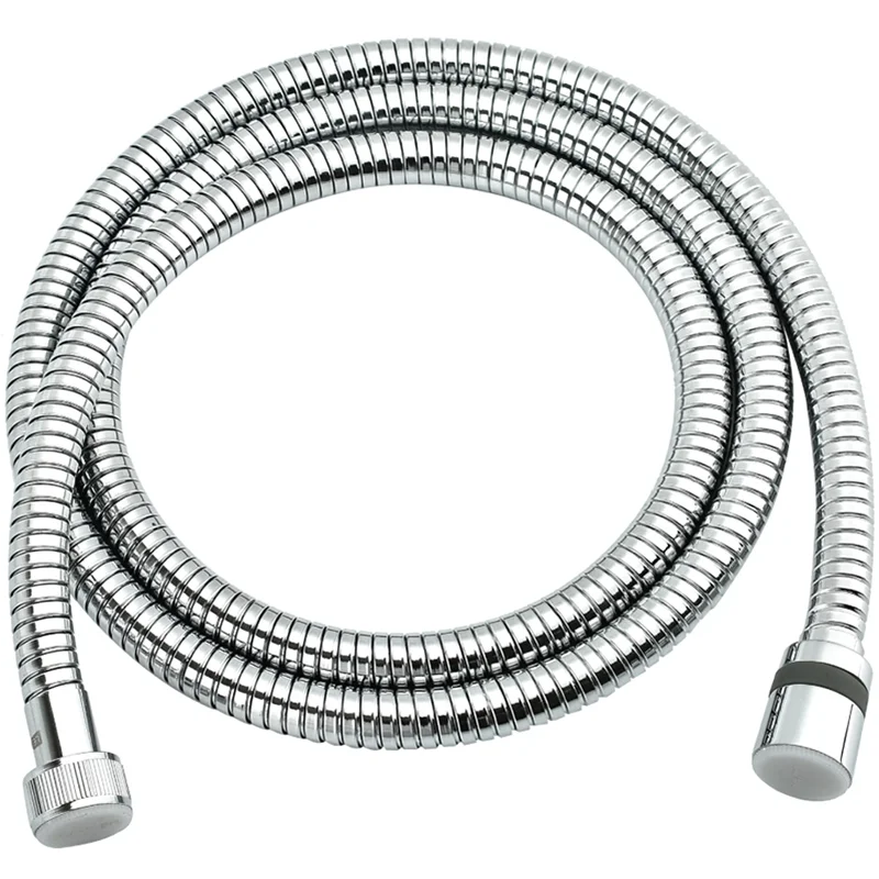 Шланг душевой  Lemark LE8032S двухзагибный растяжной от 1,5 до 2м, сталь хромированная, блистер