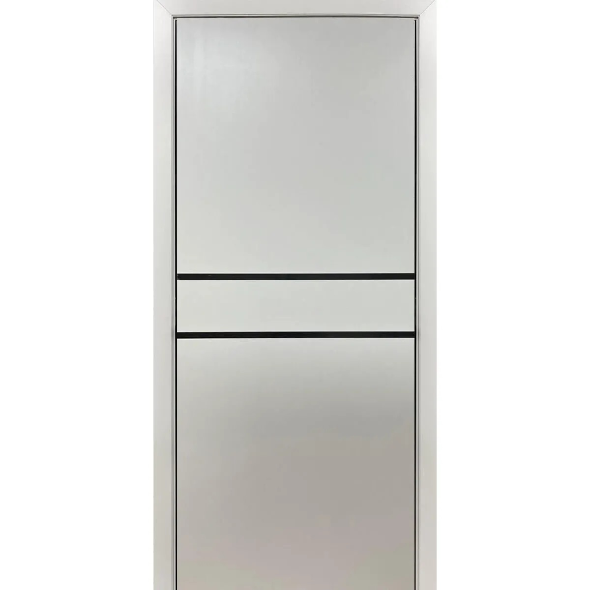 Дверное полотно остекленное Ирис Белое 700мм