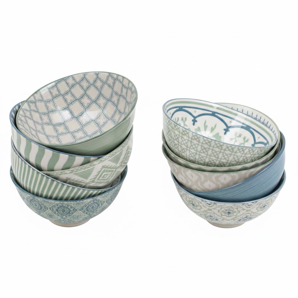 Набор пиал DH Oriental Touch 10 шт 12х6 см SE-006