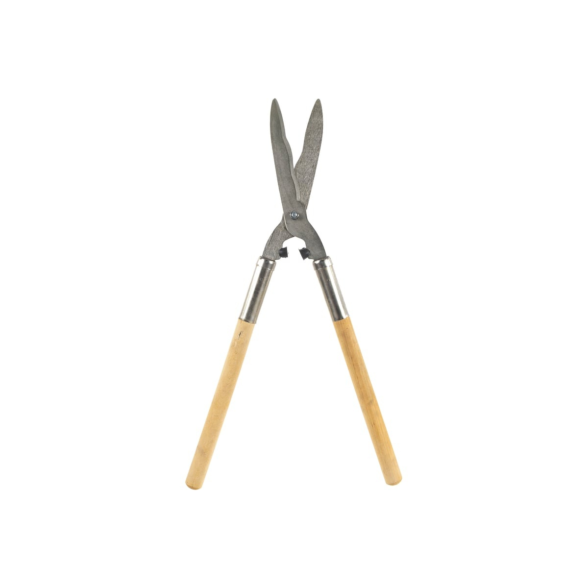 Кусторез, 650 мм, волнистые лезвия, деревянные рукоятки, Горизонт// Россия