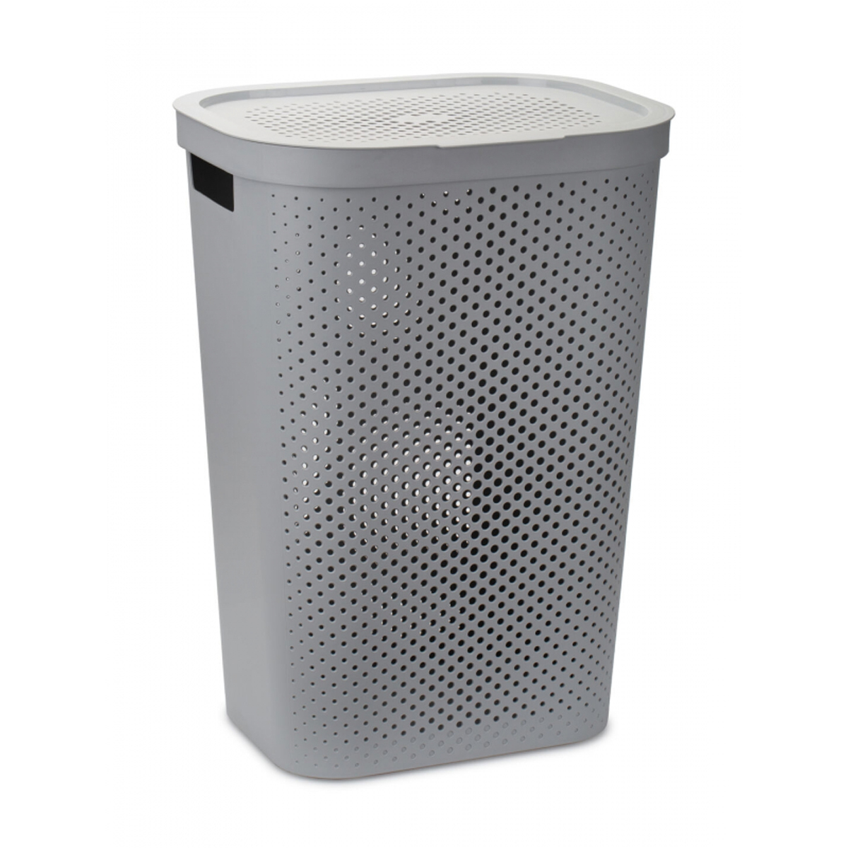 Корзина для белья CURVER INFINITY 60л светло-серый