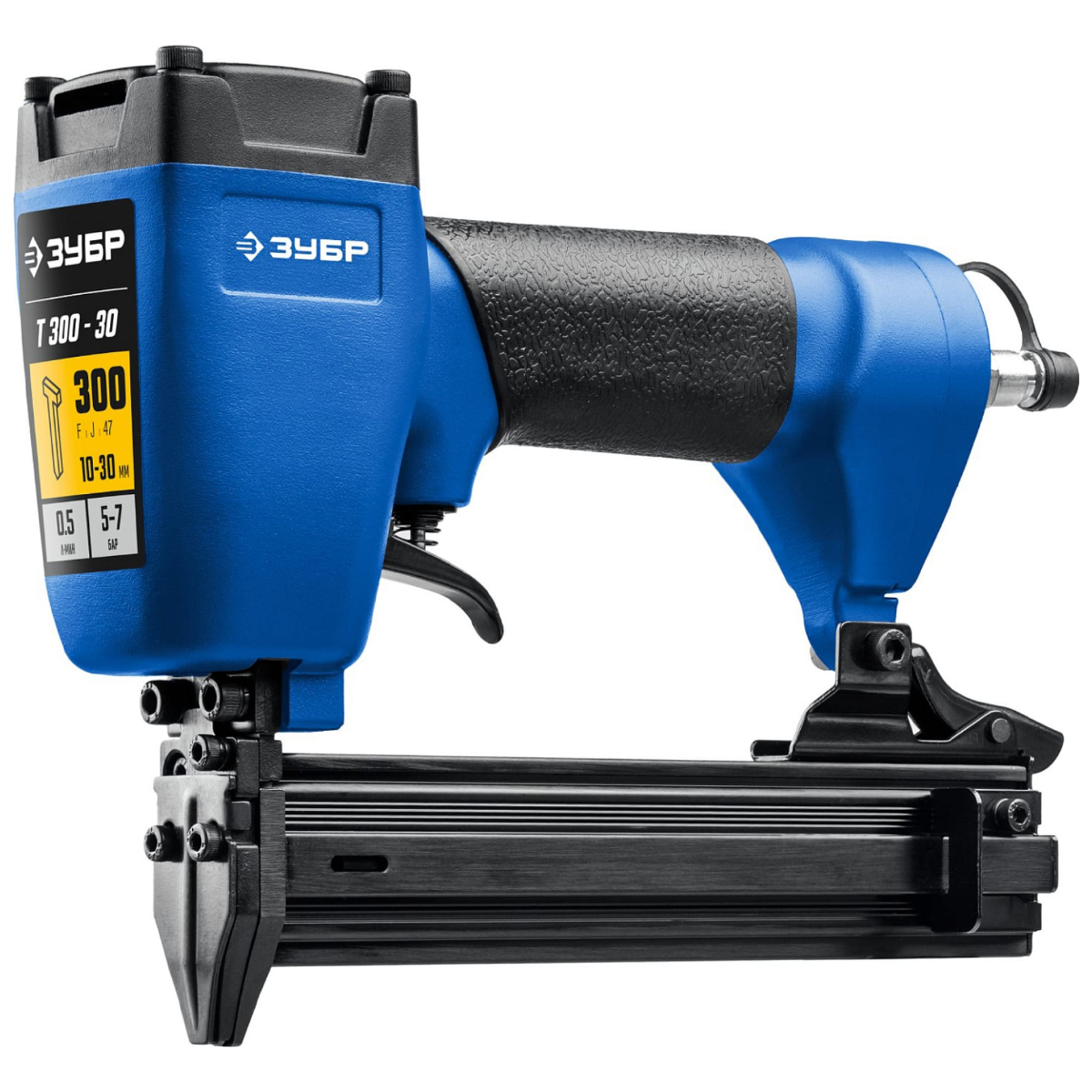 Пневматический нейлер (гвоздезабиватель) ЗУБР Т300-32, гвозди тип 300 (10-30 мм), Профессионал