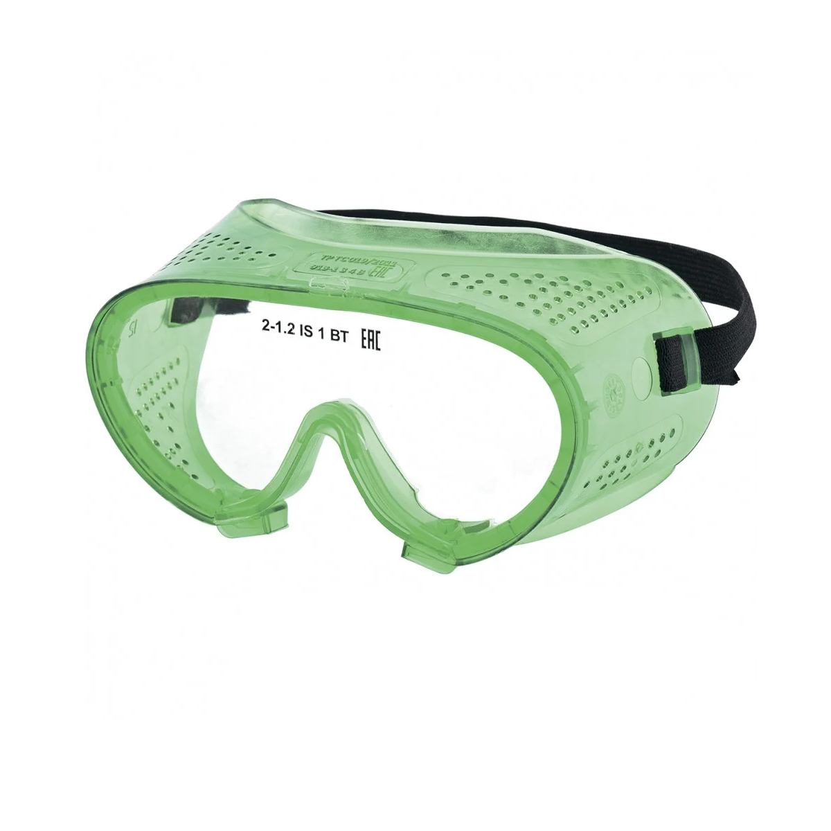 Очки закрытые "Эргономичные" с прямой вентиляцией, поликарбонат// СИБРТЕХ