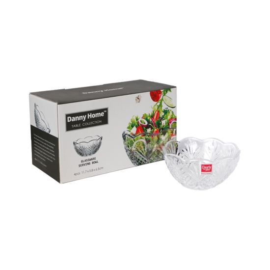 Набор салатников DH Clearly for you 4 шт 11,7х5,8х6,5 см 1988-169B