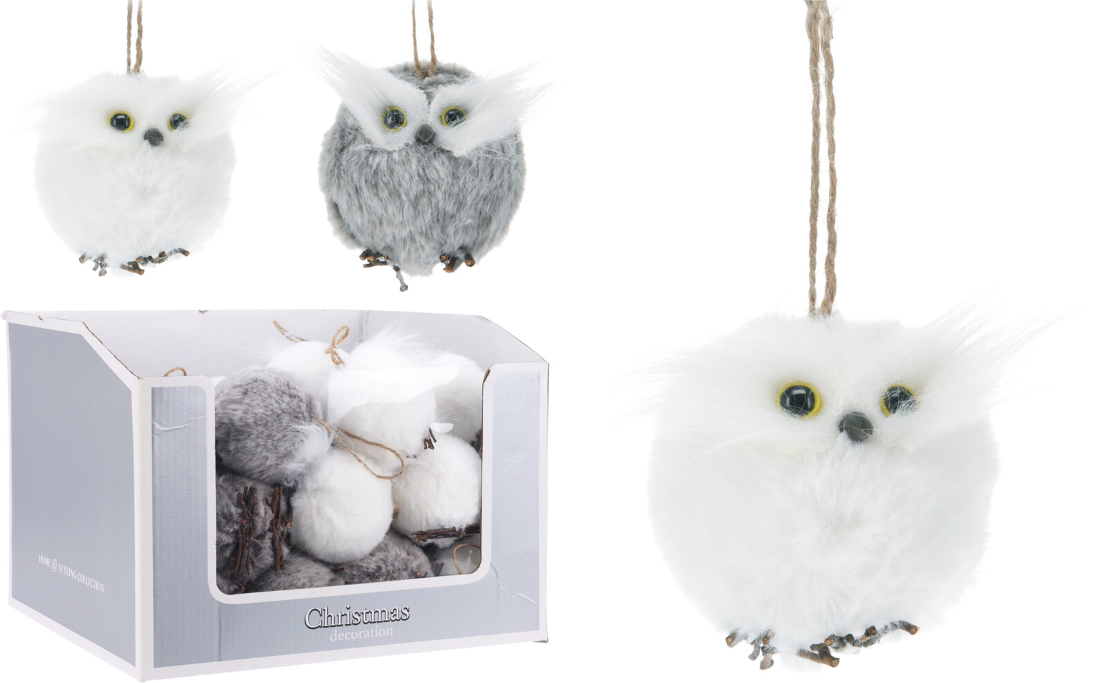 Украшение подвесное Сова2 цвета в ассортименте ABJ440360 К