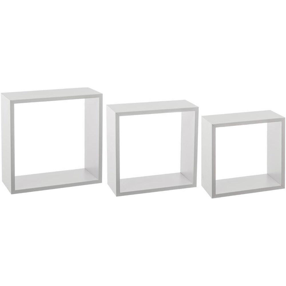Набор полок настенных КУБ 5Five 3 шт размер L 30х12х30 см белый  138957B