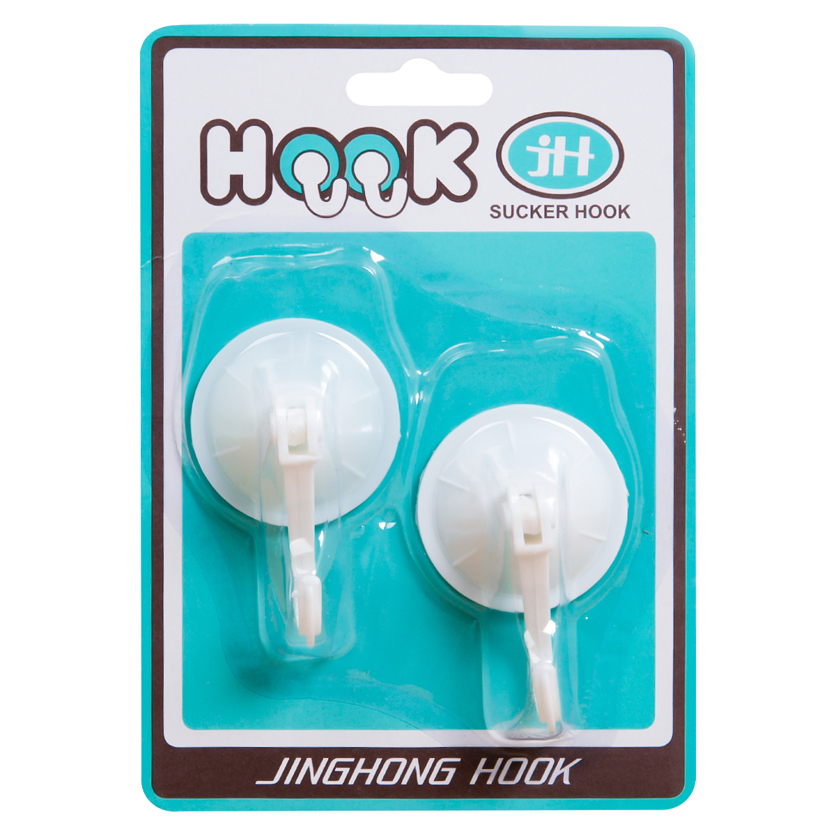 Набор крючков на присоске Lili 2 шт белые 2494 PRC