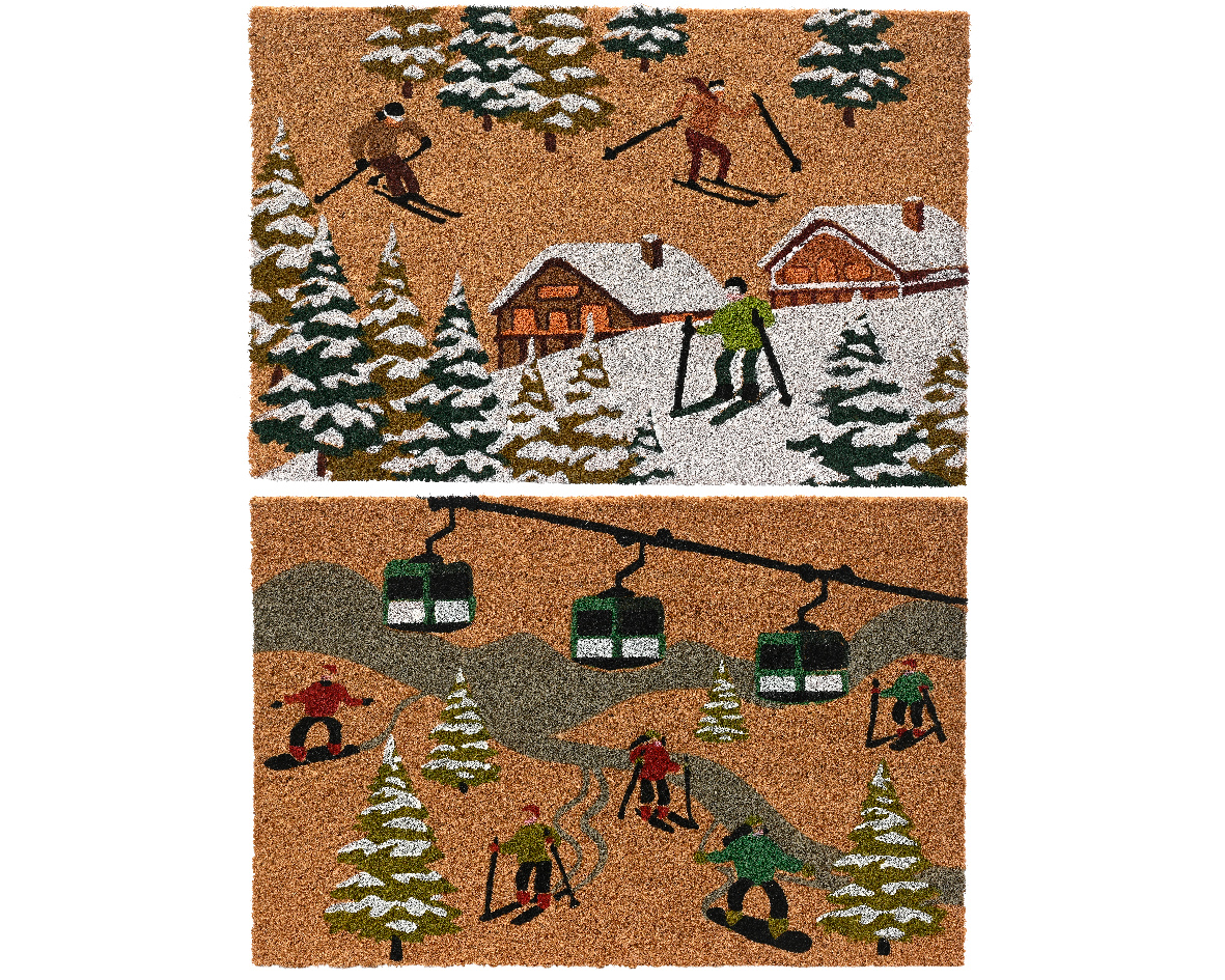 Коврик придверный НГ 2 вида в ассортименте 729350 Kmg