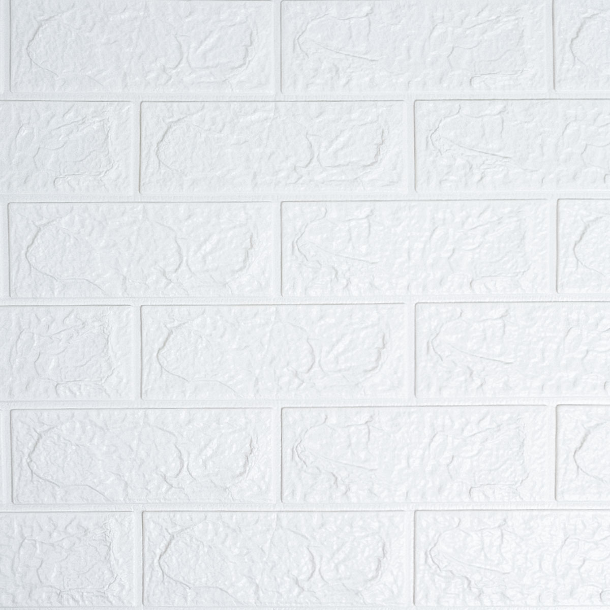 Панель самоклеящаяся кирпич YaYa-16 белая 70х77х0,6