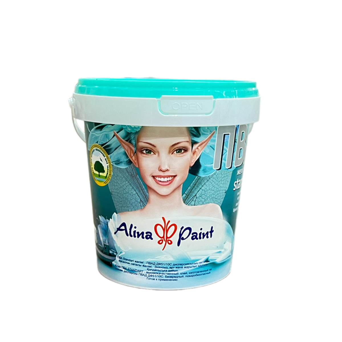 Клей ПВА, Alina Paint Standart, 0,8 кг (линолеум, ковролан)