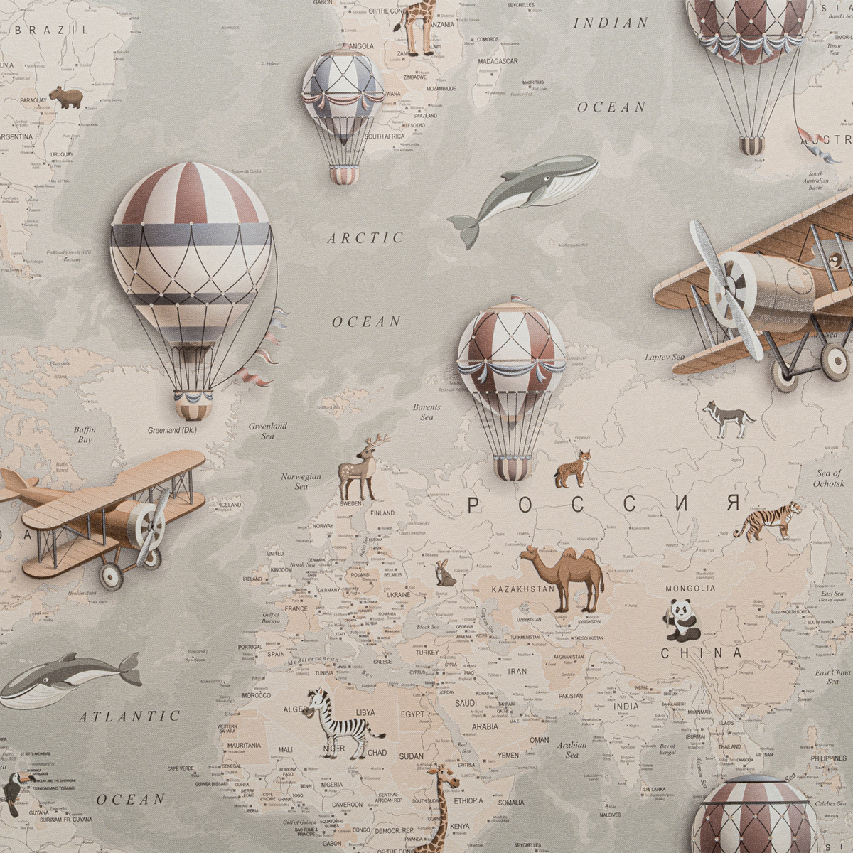 Обои 11119-03 Артекс Атлас (10,05*1,06)(6) винил горячего тиснения на флизелине