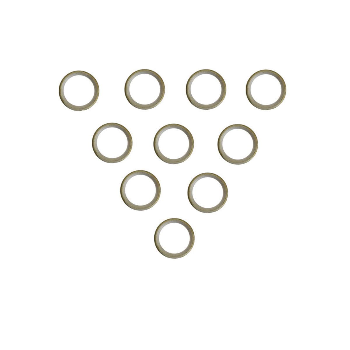 Кольца для штор DDA DIY 16мм Белое золото 10 шт 16.50.105