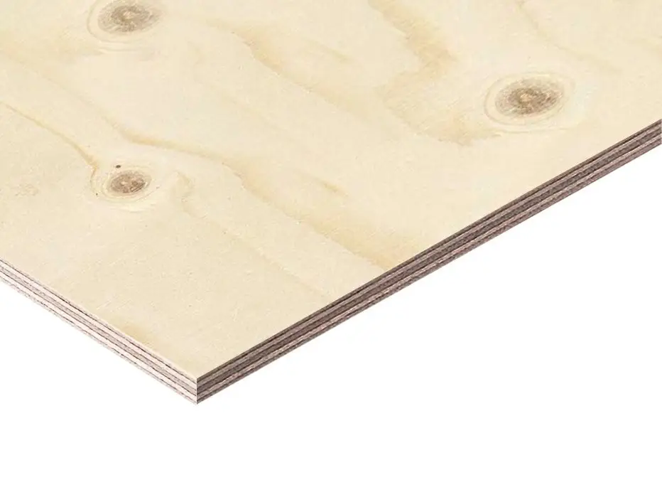 Фанера березовая ФК, Е1 Ш1 1525х1525х10 мм, сорт IV/IV