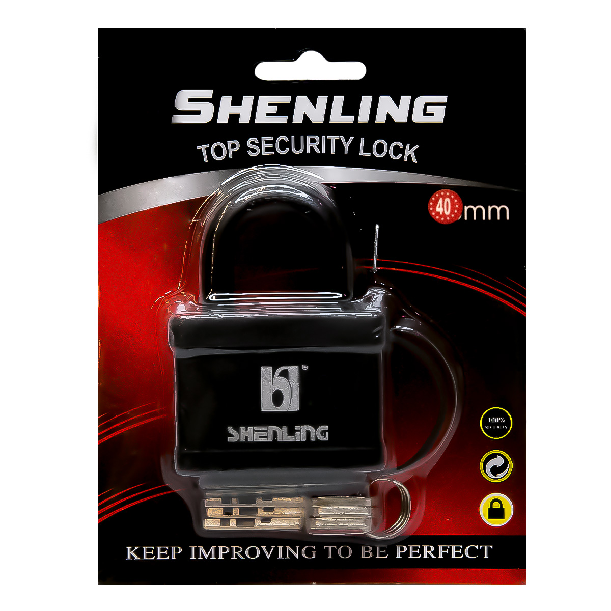 Замок SHENLING навесной всепогодный 40мм