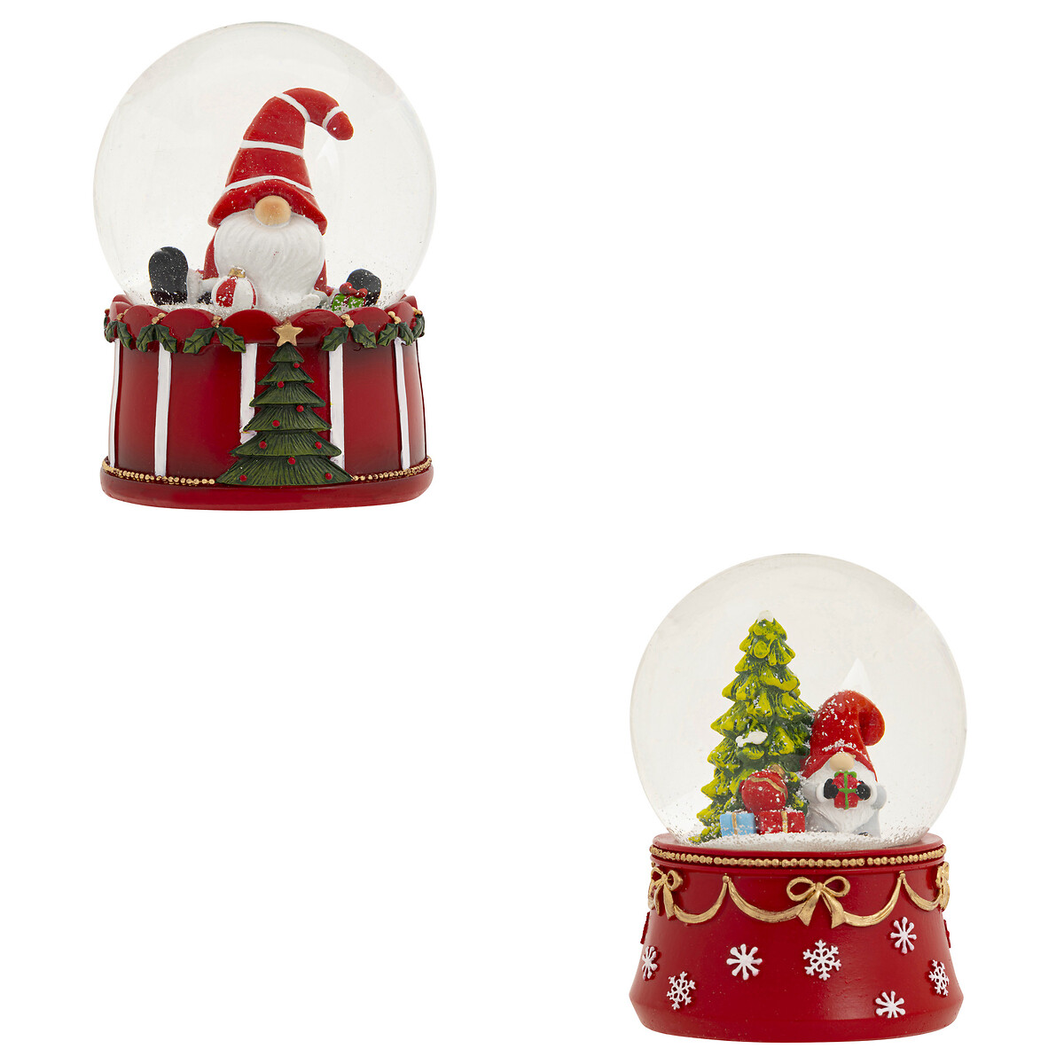 Шар снежный Atmosphera Гном 10 см 2 вида в ассортименте 208686