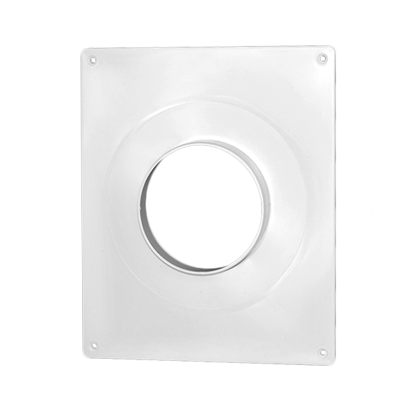 Площадка торцевая пластиковая 205*240 фланец D100 (25 шт)