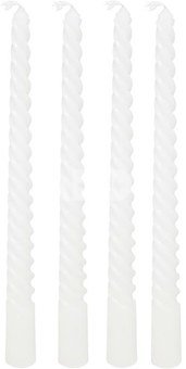 Набор конусных свечей Atmosphera Many 4 шт 2,1х25 см белый 207036A