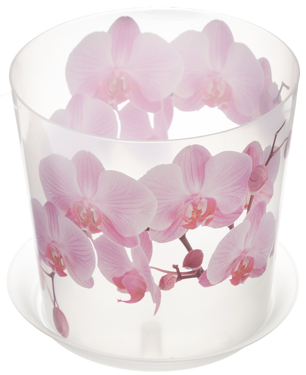 Кашпо IDEA ДЕКО D125мм 1,2л с подставкой орхидея