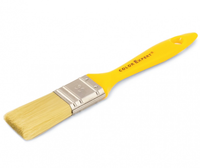 Кисть 30 мм для водораст. лаков и красок (Желт.щетина)