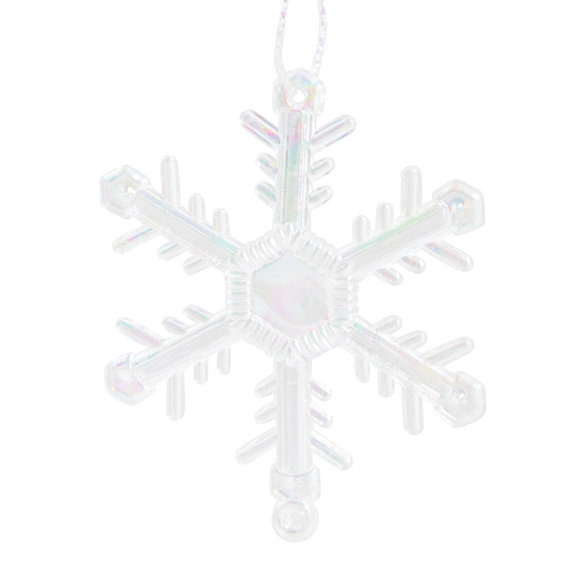 Набор елочных украшений подвесных MAGIC TIME Снежинки 16 шт 4,4x0,2x5,4 см 91185