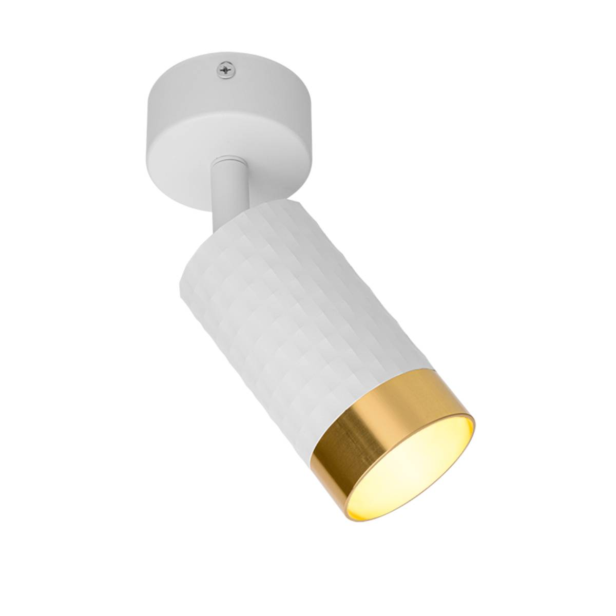 Светильник накладной WOLTA WSL-GU10/S10WG под лампу GU10 Белый / Золотой CELLA