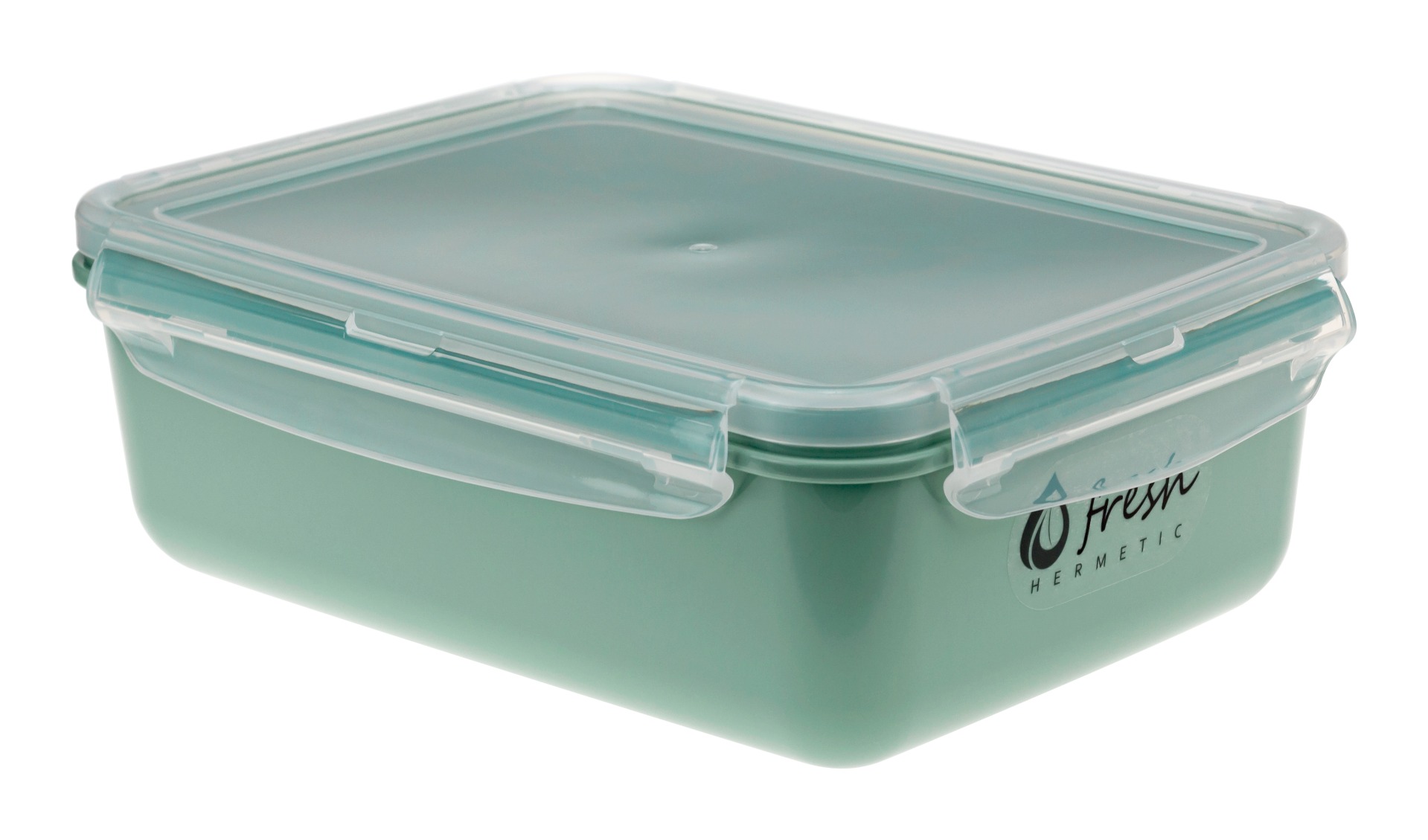 Ёмкость для продуктов ФРЕШ герметичная 1,4л   Фисташковый М 1424