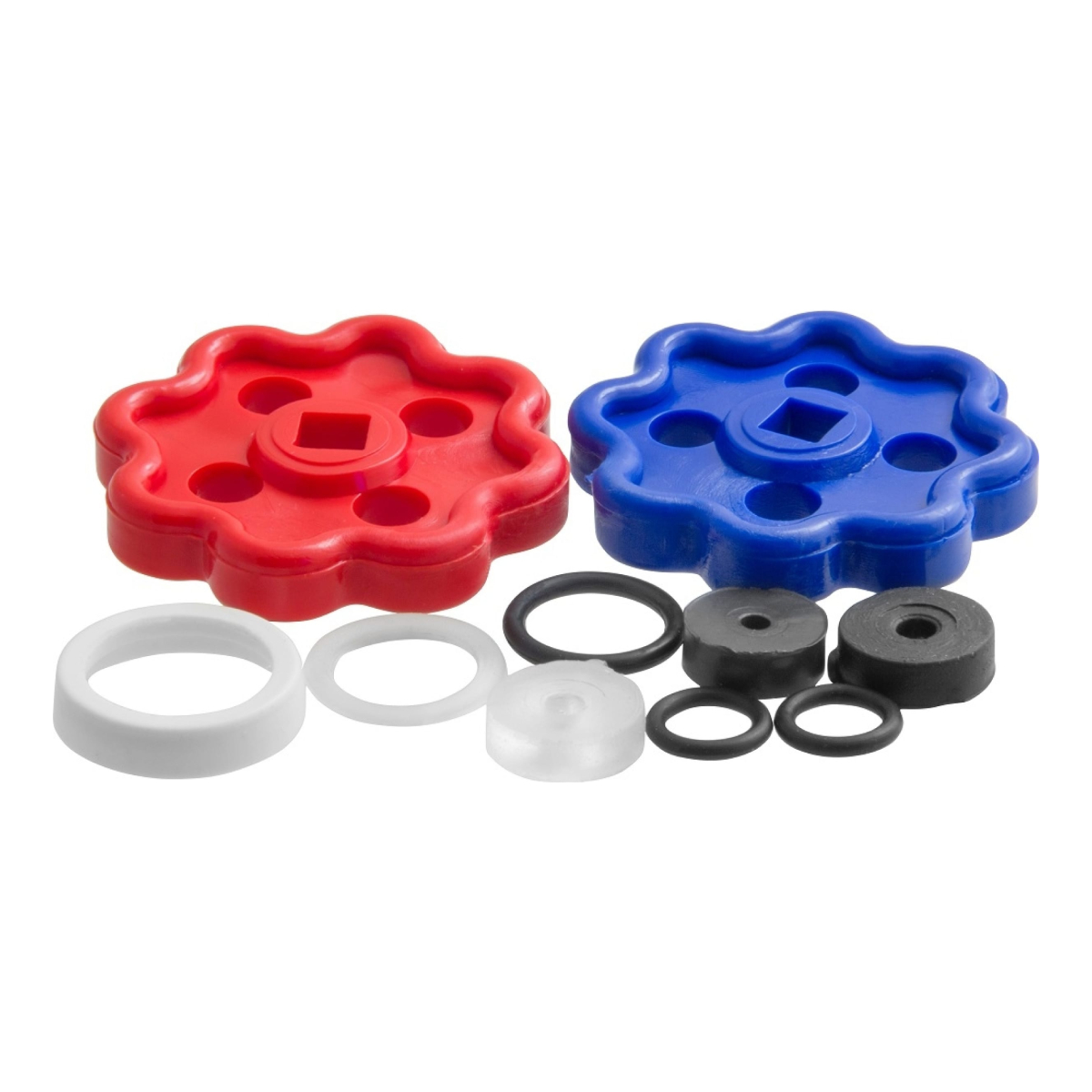 Набор ремонтный для кранбуксы и вентилей Ду-15, 20, 25 «Ромашка» (красная + синяя), MP Набор ремонтный для кранбуксы и вентилей Ду-15, 20, 25 «Ромашка» (красная + синяя), MP