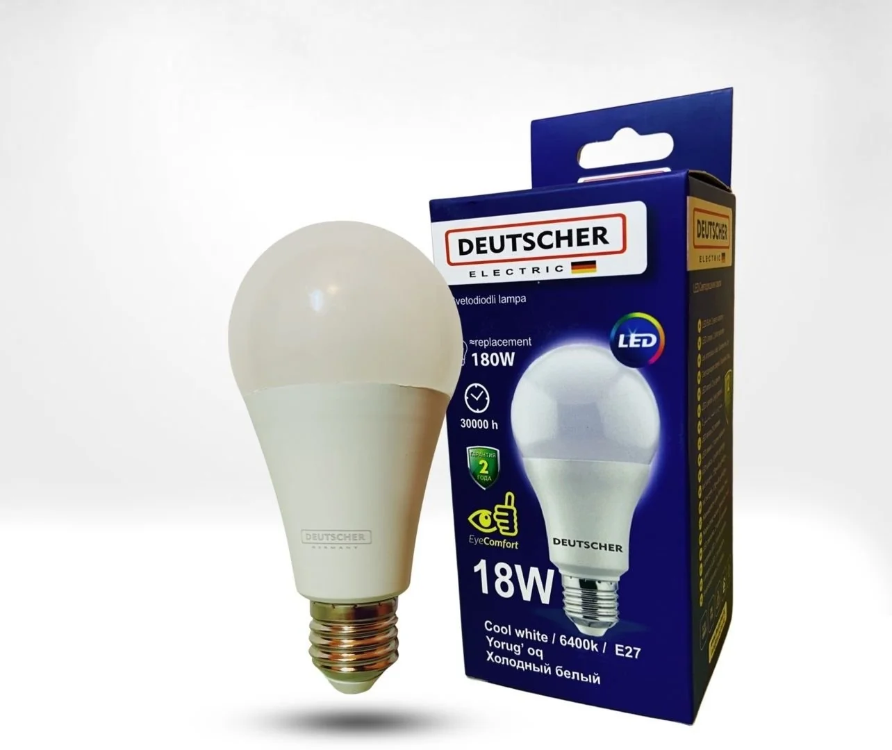 Лампа светодиодная VT/BASIS-2/A70/18W/E27/6400K/LED BULB