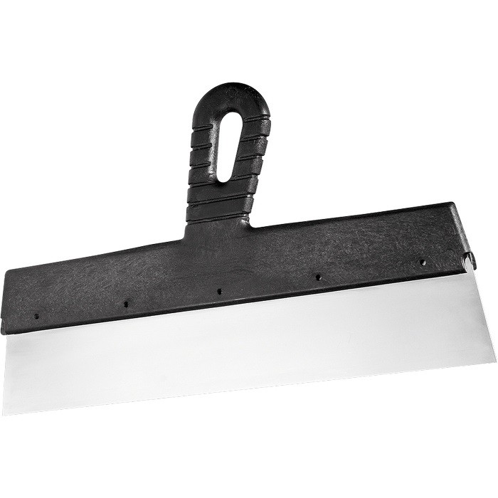 Шпатель СИБРТЕХ фасадный из нержавеющей стали пластмассовая ручка 350мм