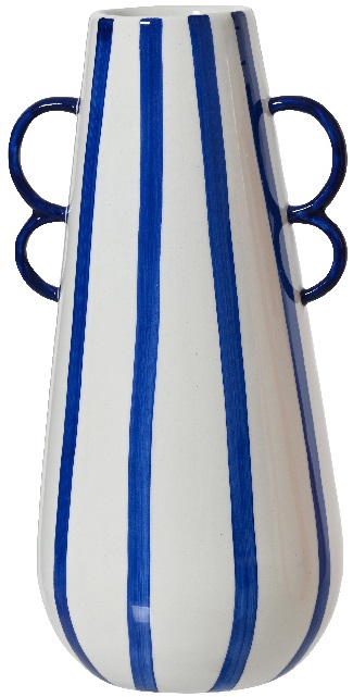 Ваза с ручками Полоски Н22 см 3 цвета в ассортименте 807993 Kmg