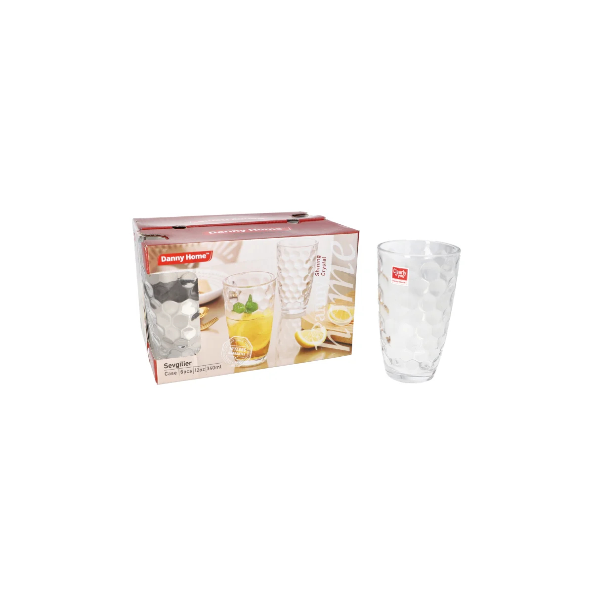 Набор стаканов DH Sevgilier 340 мл 6 шт высокие 1988-11