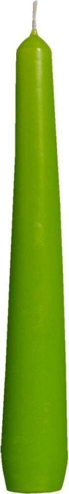 Свеча коническая Bolsius 245х24 мм лайм