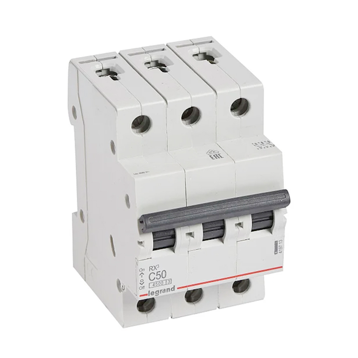 Автомат Legrand RX3 ВА 3Р С 50А 4,5ka 419713
