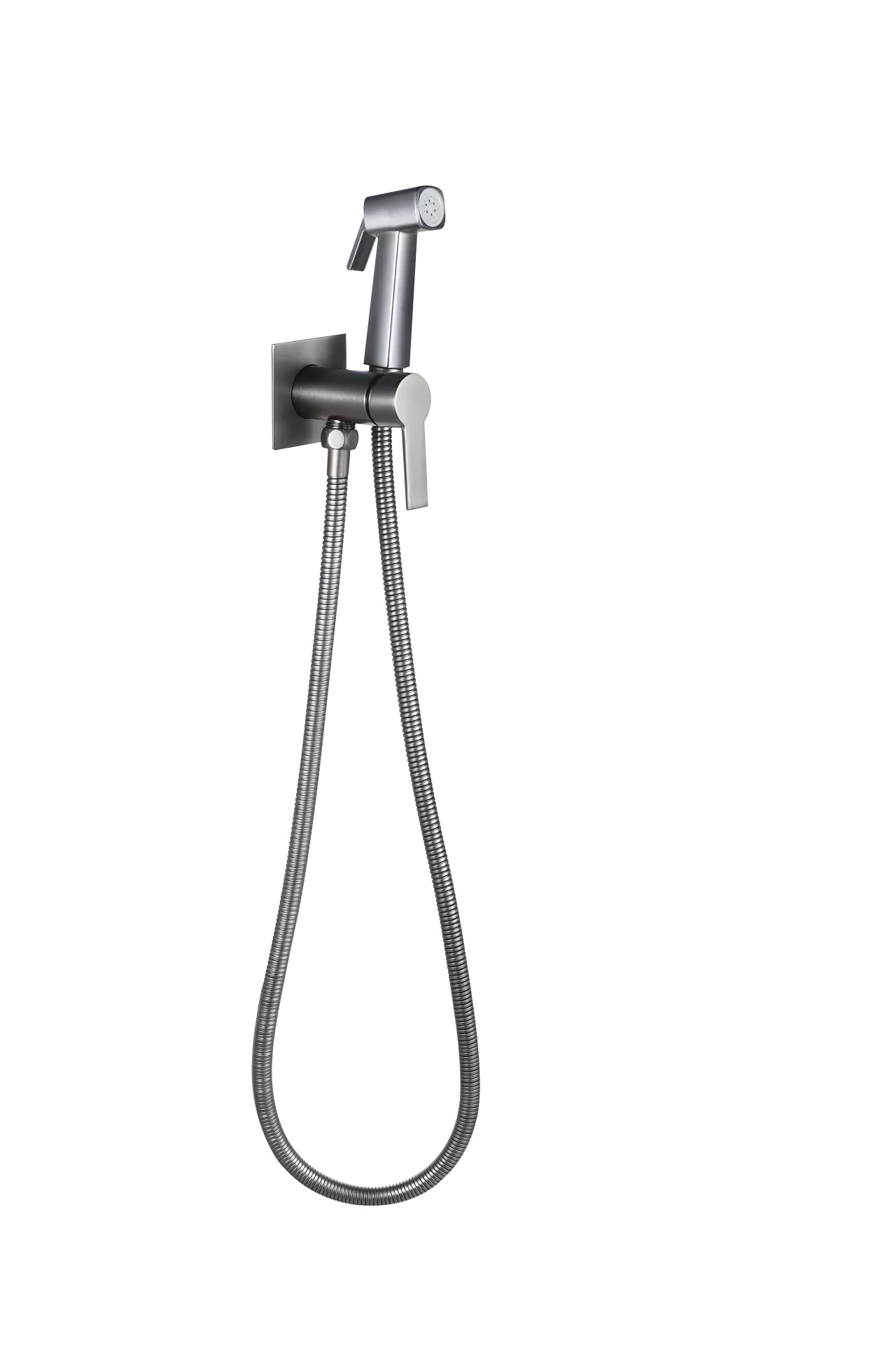 Гигиенический душ со смесителем, встраиваемый, матовый графит ESKO SMH06 GRAPHITE