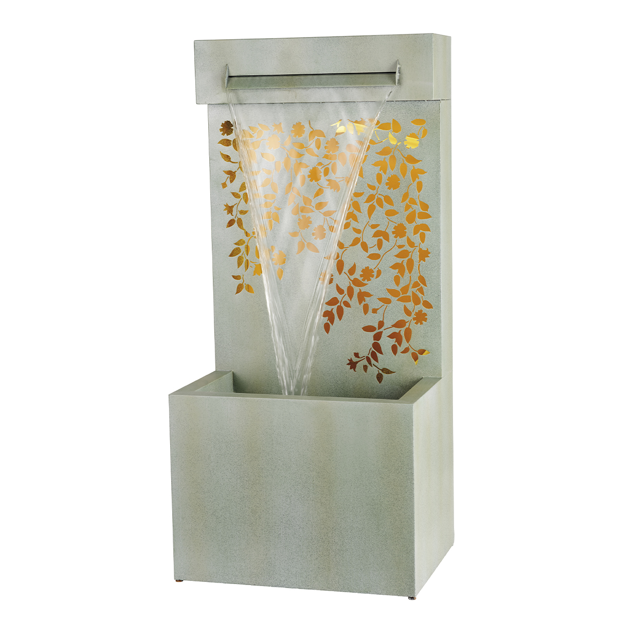 Фонтан садовый 38х50х108 см насос 2500 л. с RGB подсветкой 893089 Kmg