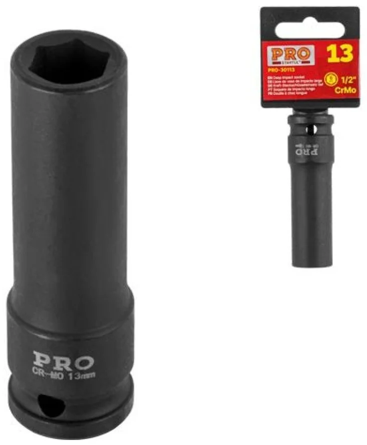 Головка ударная 1/2" 13мм 6гр. глубокая PRO STARTUL (PRO-30113)