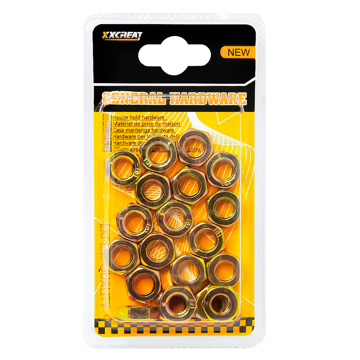 Гайка 8 мм (блистер)