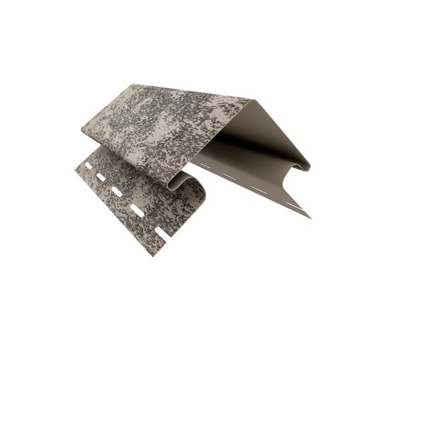 Наружный угол (ПВХ).0076.Н.,кирпич бежевый