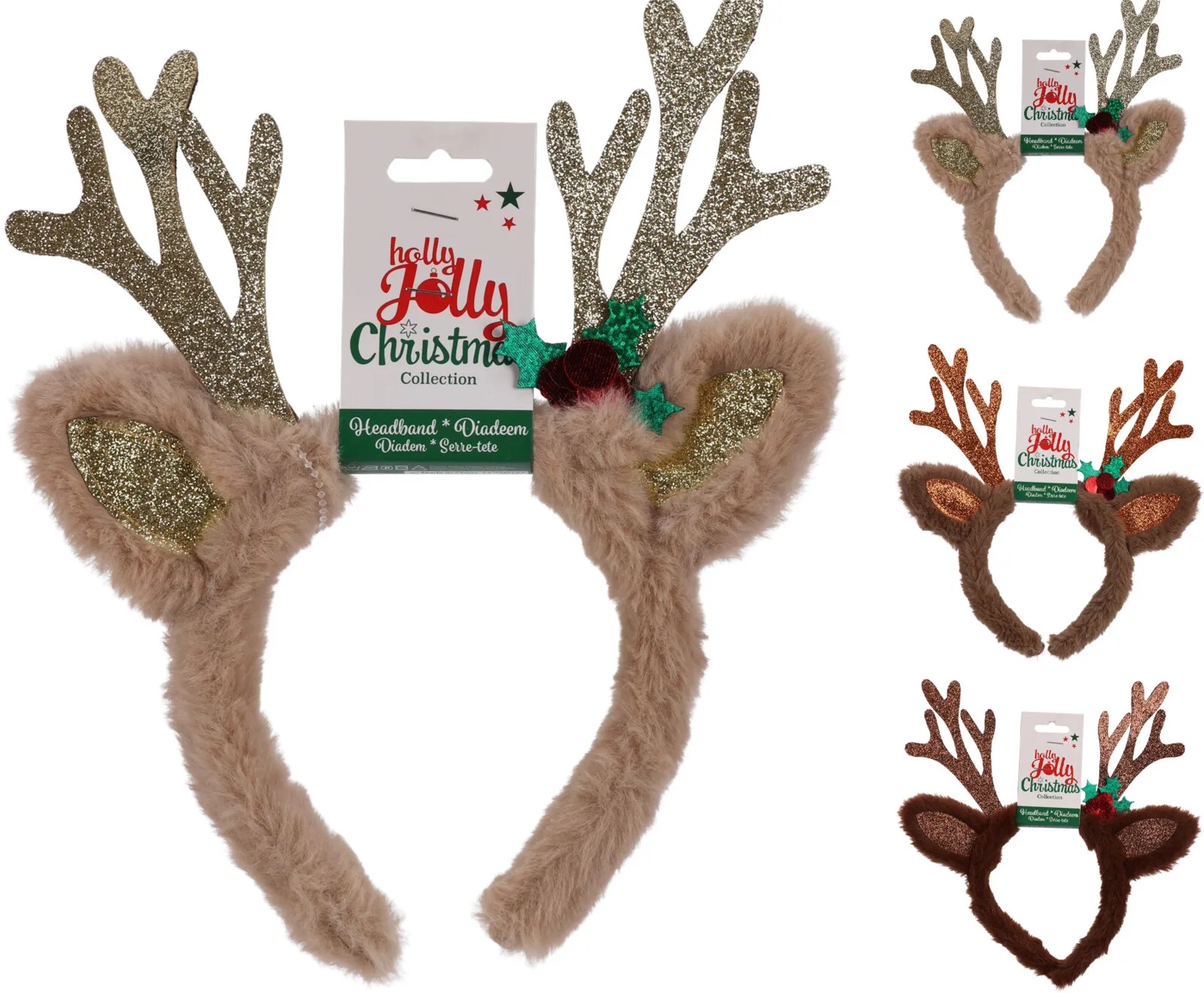 Koopman: Ободок "Оленьи рога", 30*25 см,  ассортименте