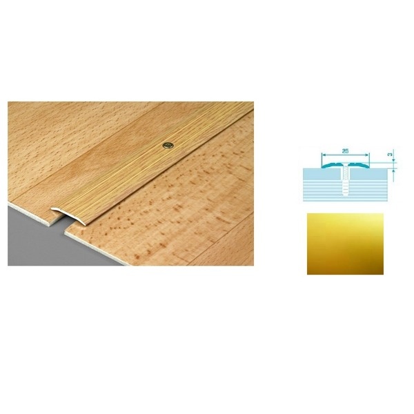 Планка порожная  ПС 01. золото.1,8м