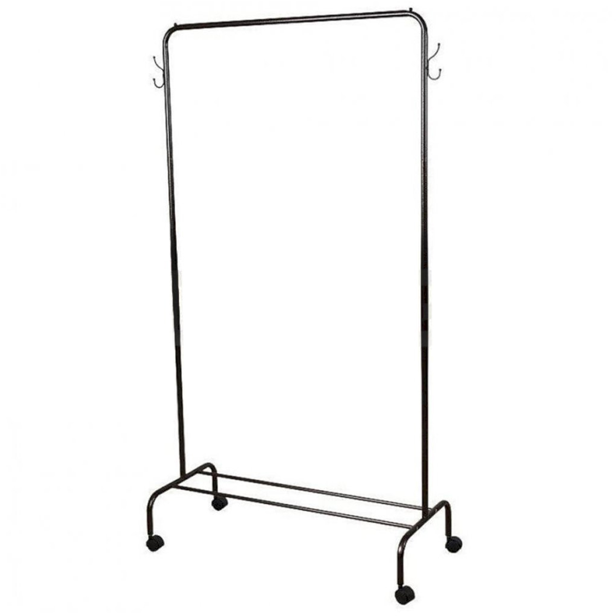 Вешалка гардеробная ЗМИ Радуга 2 на колесах, черная