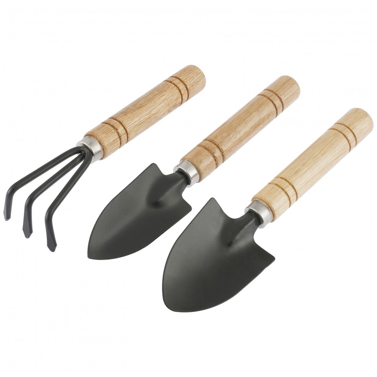 Набор по уходу за комнатными растениями, деревянные рукоятки, 3 предмета// Palisad (63043)