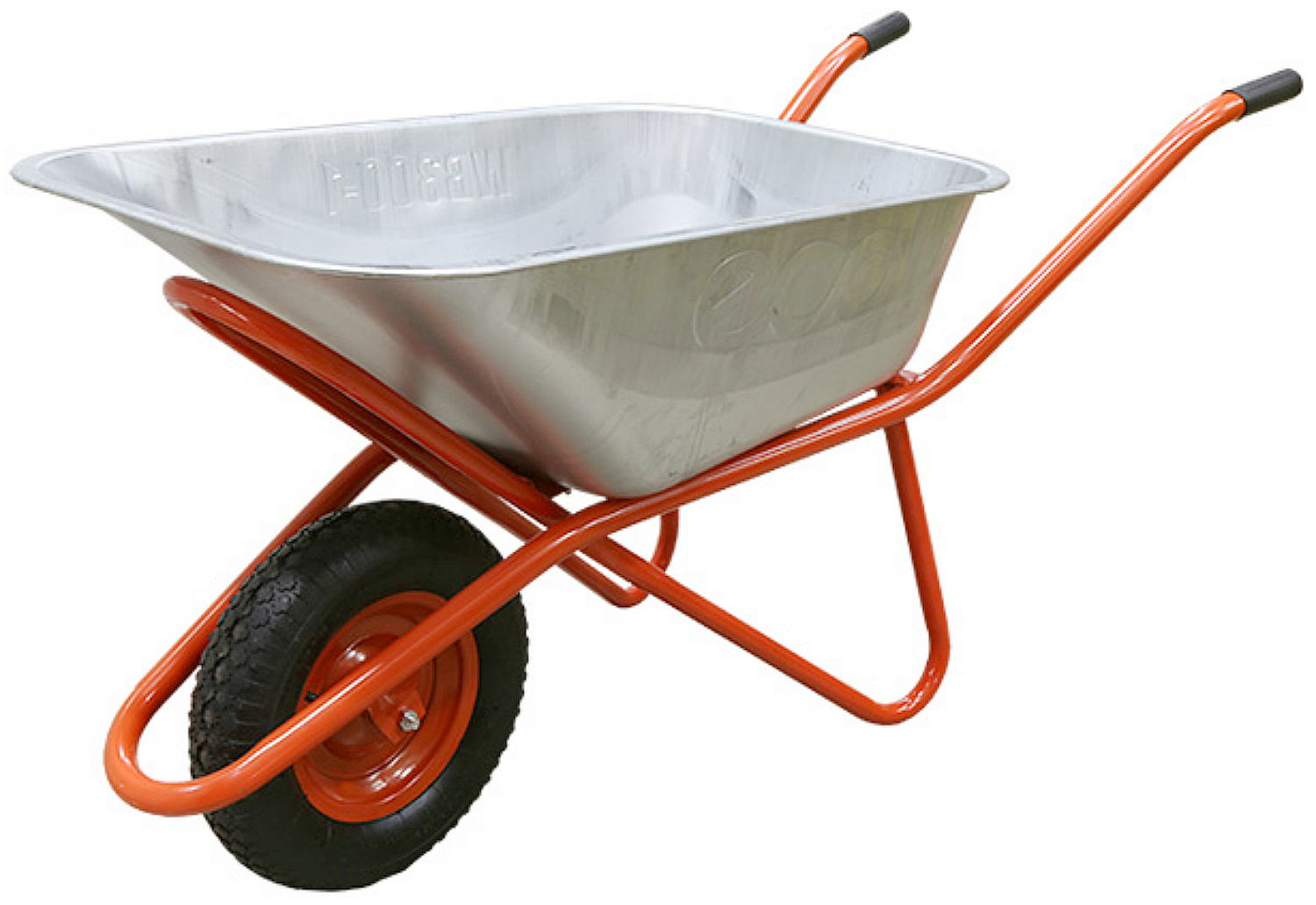 Тачка строительная ECO WB301-1 (130л, 300кг, 1 пневмоколесо 4.00-8)