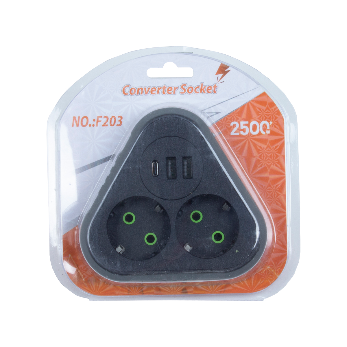 Переходник EU-F203 черный