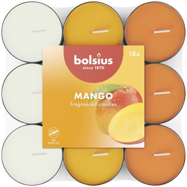 Набор свечей в гильзах Bolsius 18 шт Mango