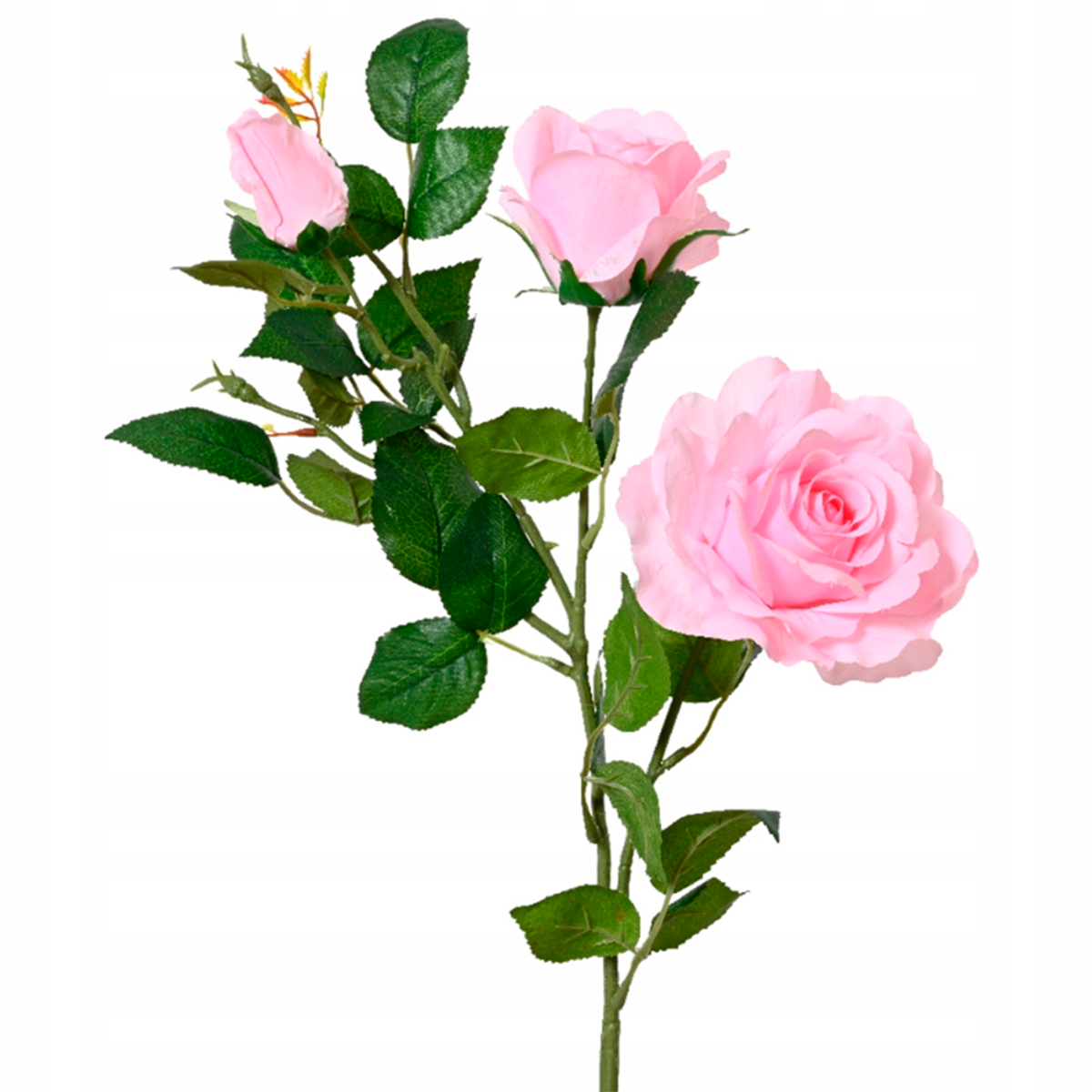 Растение искуственное Роза на стебле Н77 см розовый 860370 Kmg