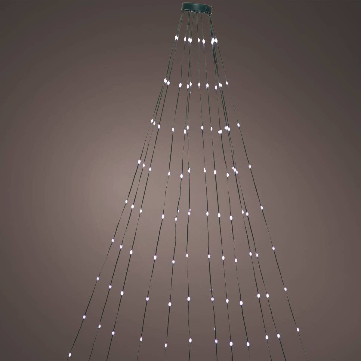 Электрогирлянда Мантия 2,1 м 252 MicroLED IP44 изменение цвета пульт ДУ 12 нитей 220 В 496229 Kmg